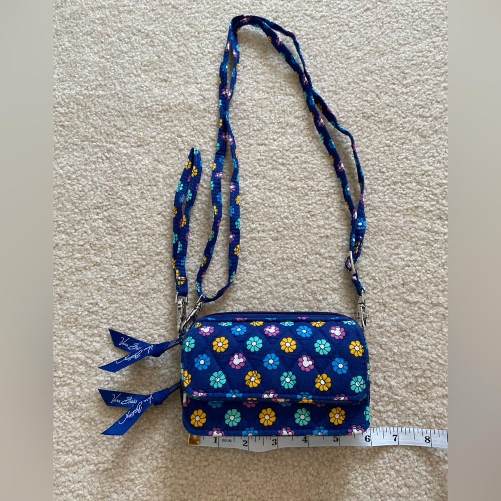 Vera Bradley Dreaming With Mickey Mouse Crossbody Wallet Phone Purse